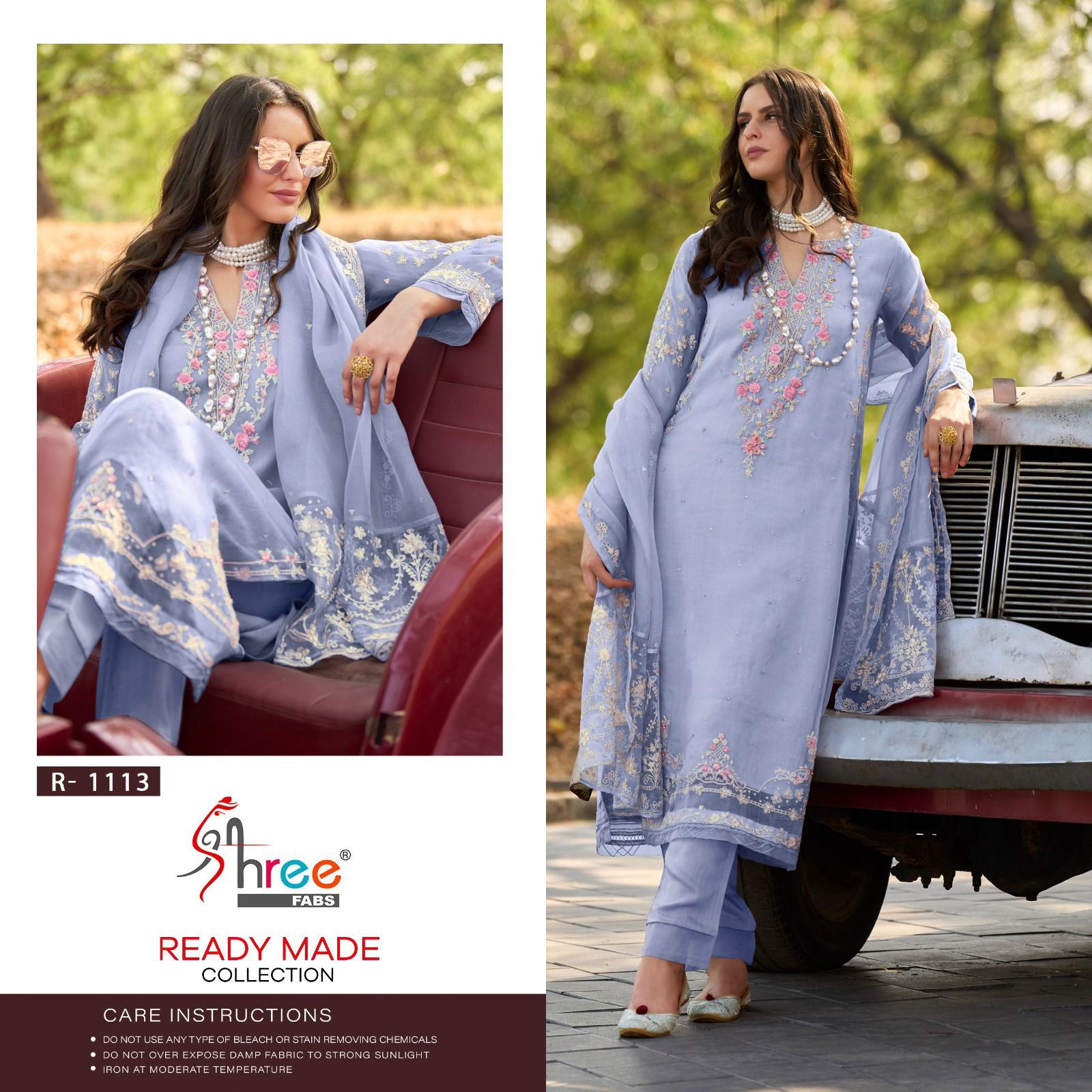 Shree R 1113 Readymade Pakistani Suits Catalog
